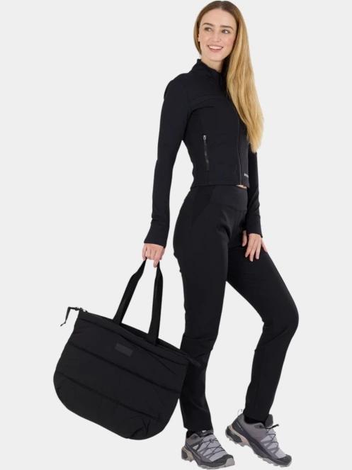 tricou cu maneci lungi, pentru sport pt. femei Fundango Flow Thermo Zip Up negru 5