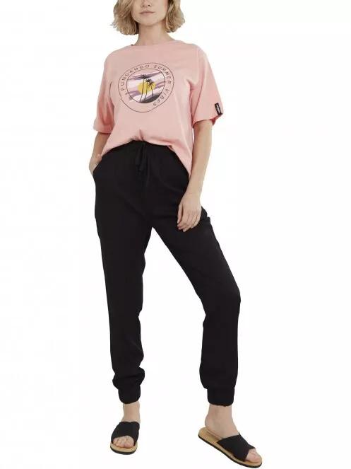pantaloni de trening pt. femei Fundango Rosalie Pants negru 5