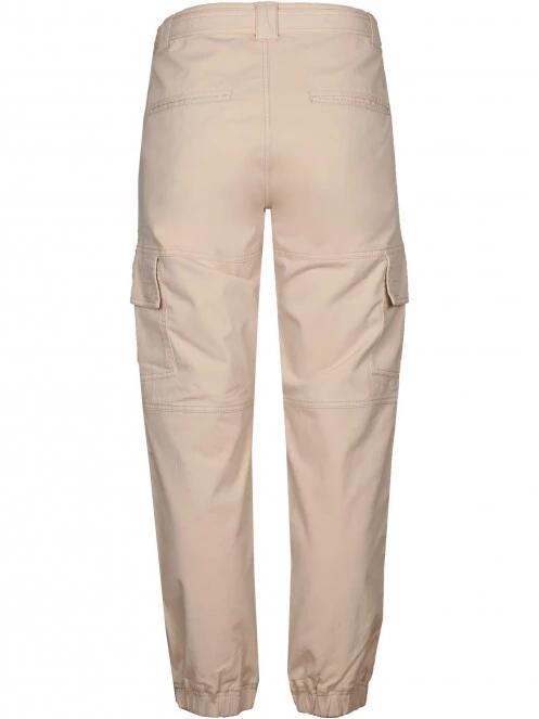 pantaloni de strada cu buzunare laterale pt. femei Fundango Alina Cargo Pants nisip 7