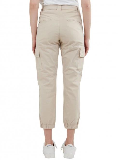 pantaloni de strada cu buzunare laterale pt. femei Fundango Alina Cargo Pants nisip 3