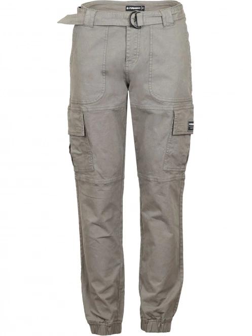 pantaloni de strada cu buzunare laterale pt. femei Fundango Alina Cargo Pants oliv 8
