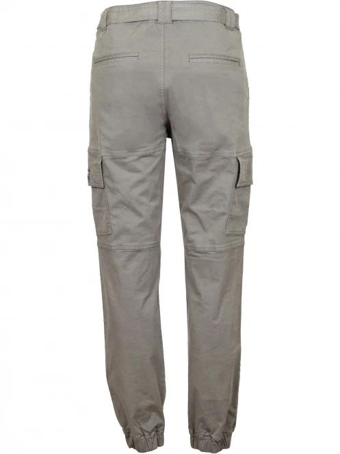 pantaloni de strada cu buzunare laterale pt. femei Fundango Alina Cargo Pants oliv 9