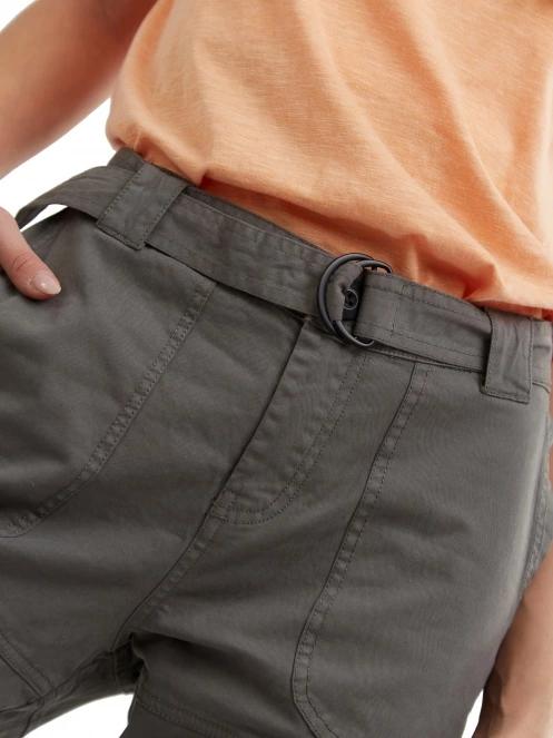 pantaloni de strada cu buzunare laterale pt. femei Fundango Alina Cargo Pants oliv 6