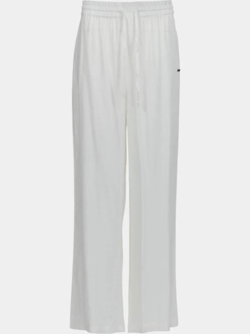 pantaloni lungi pt. femei Fundango Poppy Pants alb 7