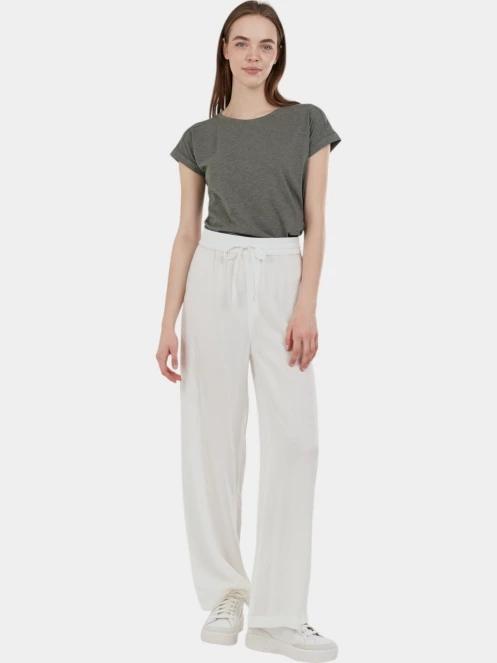 pantaloni lungi pt. femei Fundango Poppy Pants alb 4