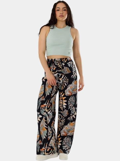 pantaloni de vara pt. femei Fundango Poppy Pants negru 4