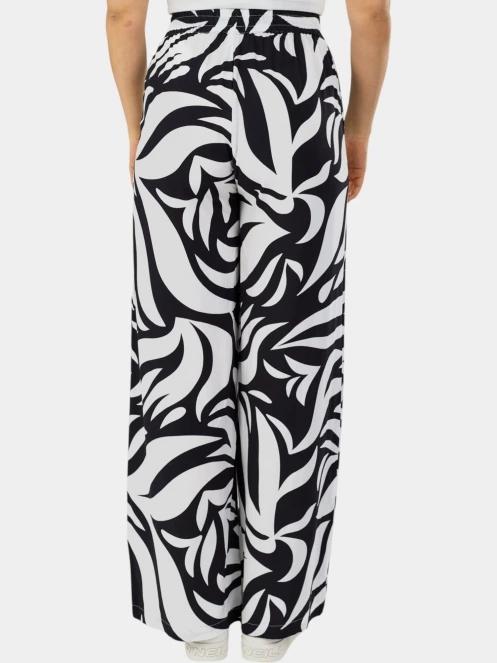 pantaloni de vara pt. femei Fundango Poppy Pants negru 3