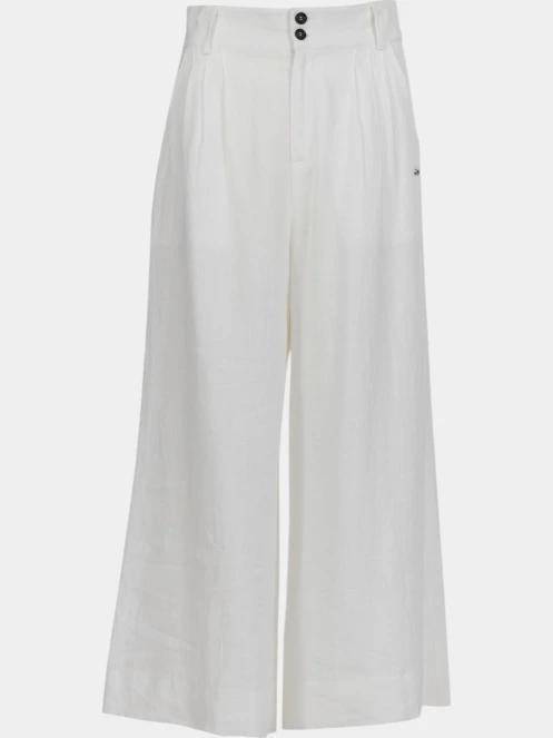 pantaloni lungi pt. femei Fundango Piper Pants alb 9