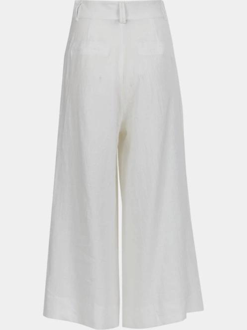 pantaloni lungi pt. femei Fundango Piper Pants alb 10