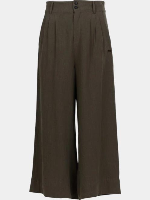 pantaloni lungi pt. femei Fundango Piper Pants oliv 7