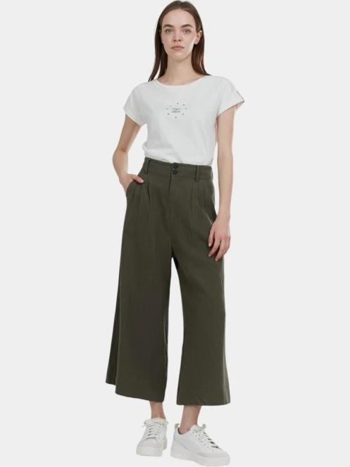 pantaloni lungi pt. femei Fundango Piper Pants oliv 4