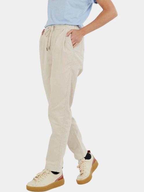 pantaloni lungi pt. femei Fundango Lorna Corduroy Pants galben 4