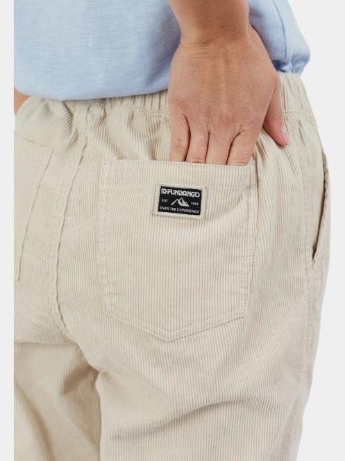 pantaloni lungi pt. femei Fundango Lorna Corduroy Pants galben 7