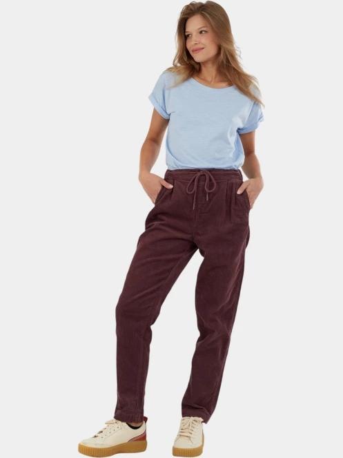 pantaloni lungi pt. femei Fundango Lorna Corduroy Pants roz 4