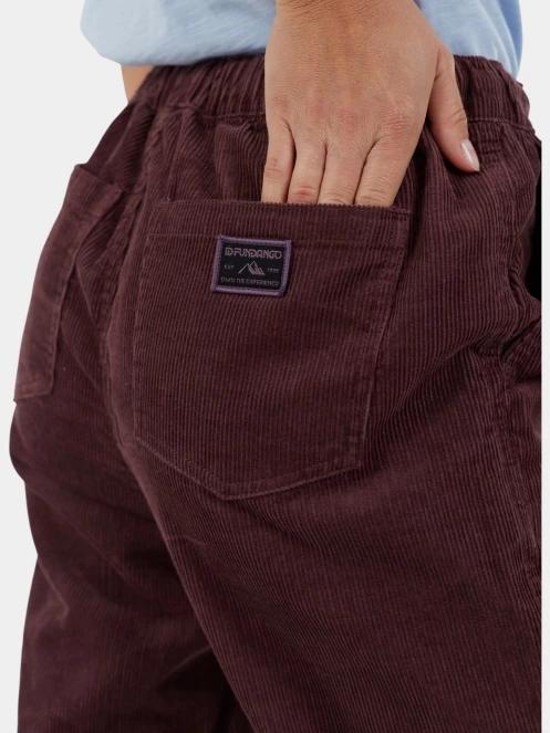 pantaloni lungi pt. femei Fundango Lorna Corduroy Pants roz 7
