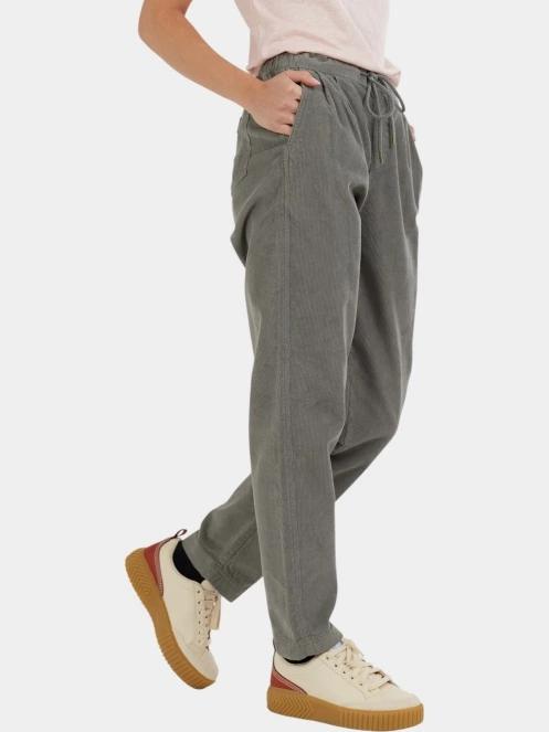 pantaloni lungi pt. femei Fundango Lorna Corduroy Pants verde 2
