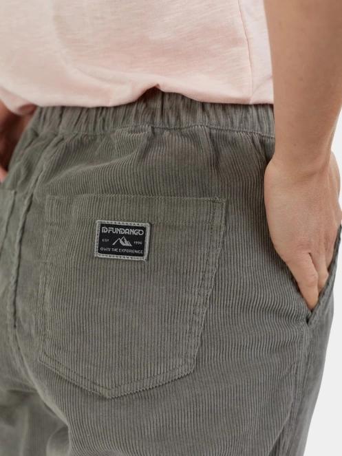 pantaloni lungi pt. femei Fundango Lorna Corduroy Pants verde 8