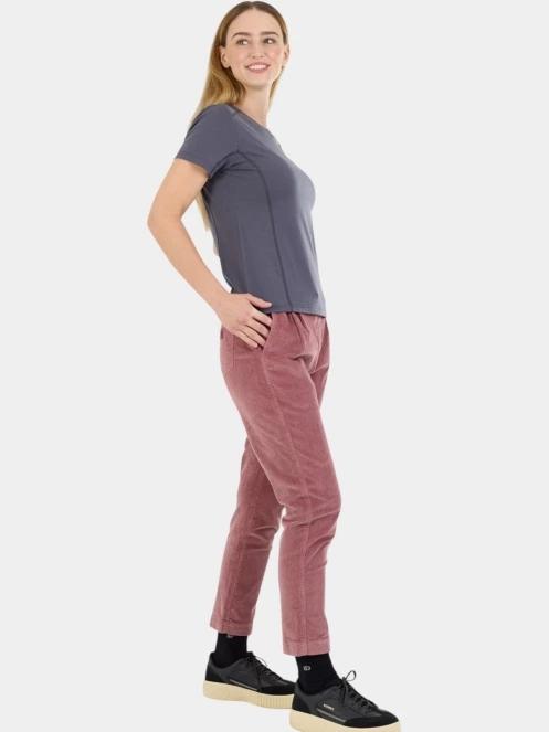 pantaloni lungi pt. femei Fundango Lorna Corduroy Pants roz 5