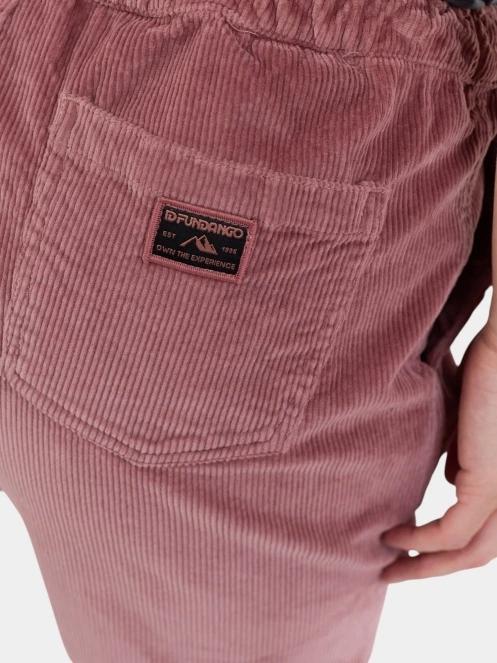 pantaloni lungi pt. femei Fundango Lorna Corduroy Pants roz 7