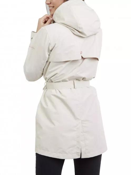 haine de ploaie pt. femei Fundango Regina Waterproof Trench Jacket alb 3