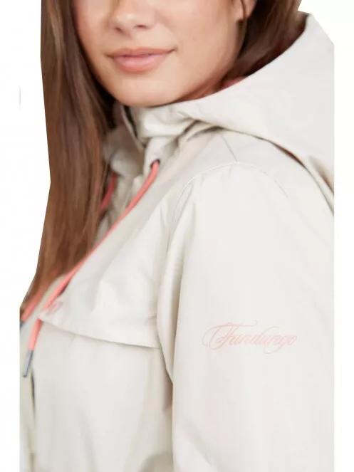 haine de ploaie pt. femei Fundango Regina Waterproof Trench Jacket alb 4