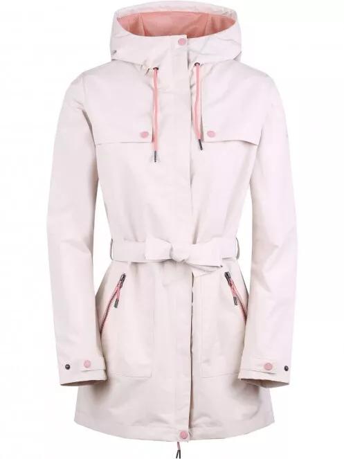 haine de ploaie pt. femei Fundango Regina Waterproof Trench Jacket alb 5