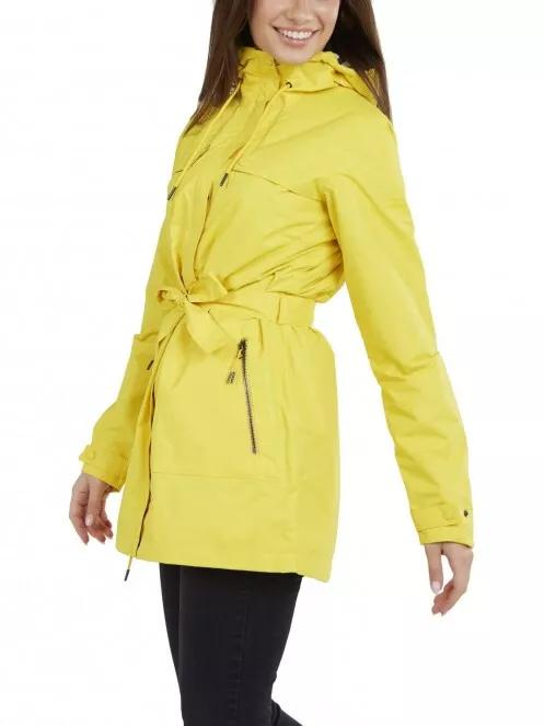 haine de ploaie pt. femei Fundango Regina Waterproof Trench Jacket galben 5