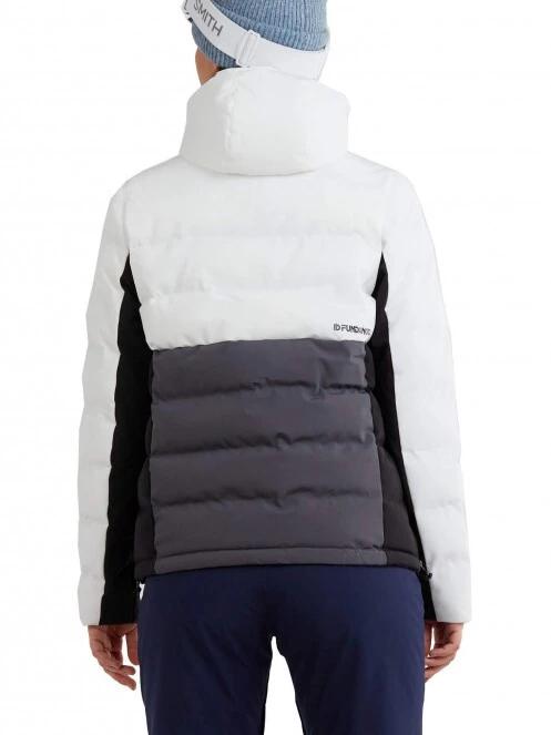 geaca de schi matlasata pt. femei Fundango Everett Padded Anorak alb 4