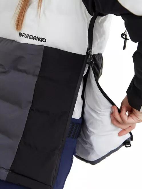 geaca de schi matlasata pt. femei Fundango Everett Padded Anorak alb 7