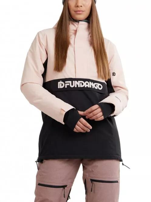 geaca de schi pt. femei Fundango Birch Logo Anorak roz 2