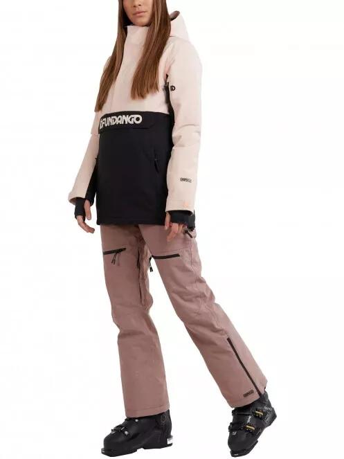 geaca de schi pt. femei Fundango Birch Logo Anorak roz 4