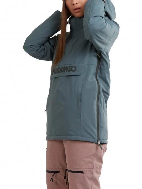geaca de schi pt. femei Fundango Birch Logo Anorak oliv 5
