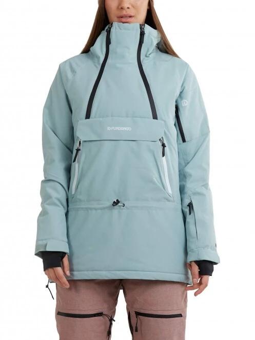 geaca de schi pt. femei Fundango Hooper Anorak verde 2