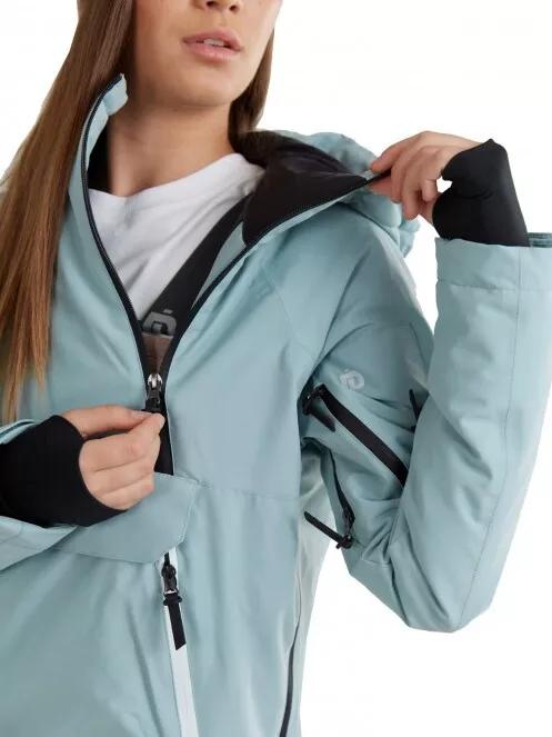geaca de schi pt. femei Fundango Hooper Anorak verde 6