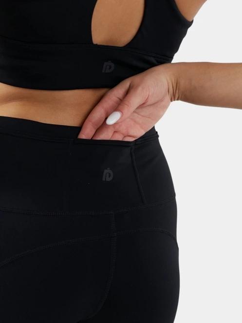 pantaloni de sport pt. femei Fundango Fade Leggings negru 7
