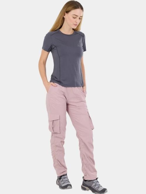 pantaloni de drumetie pt. femei Fundango Finley Cargo Pants roz 5