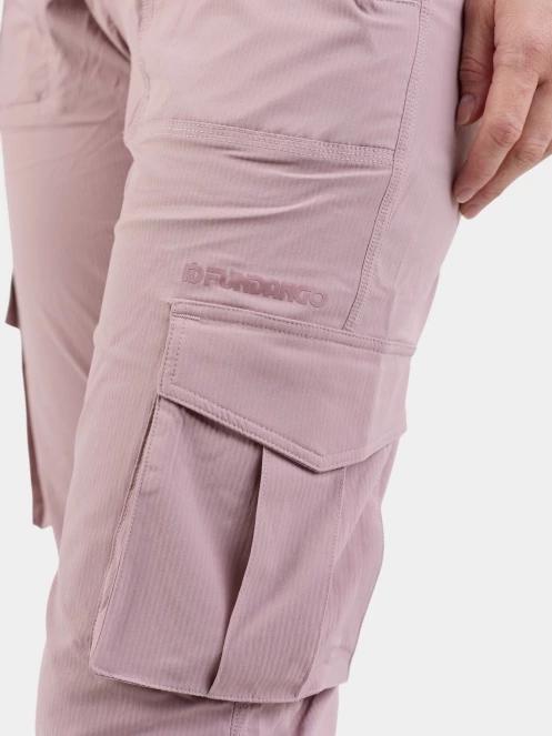 pantaloni de drumetie pt. femei Fundango Finley Cargo Pants roz 8