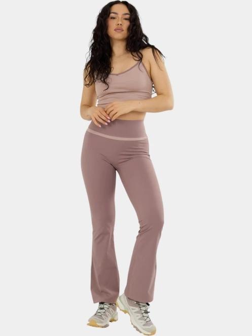 leggings pt. femei Fundango Flare Leggings maro 4