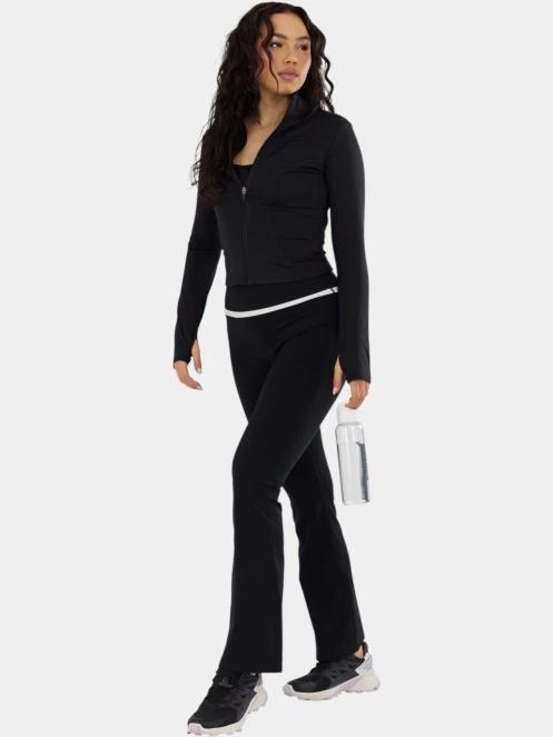 leggings pt. femei Fundango Flare Leggings negru 2