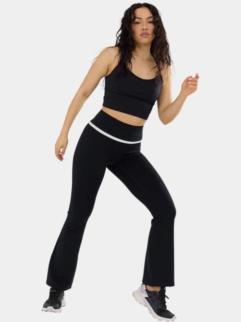 leggings pt. femei Fundango Flare Leggings negru 4