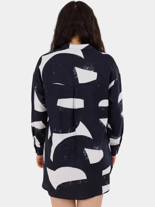 camasa cu maneci lungi pt. femei Fundango Athene Cover-up negru 3