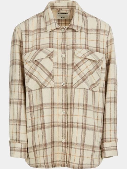 jacheta camasa pt. femei Fundango Ashley Shirt Jacket nisip 7