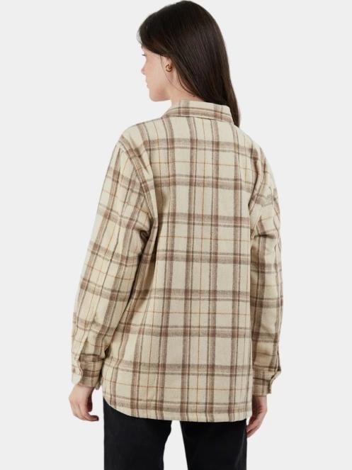 jacheta camasa pt. femei Fundango Ashley Shirt Jacket nisip 3
