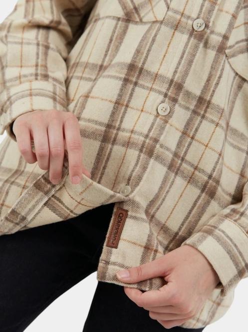 jacheta camasa pt. femei Fundango Ashley Shirt Jacket nisip 6