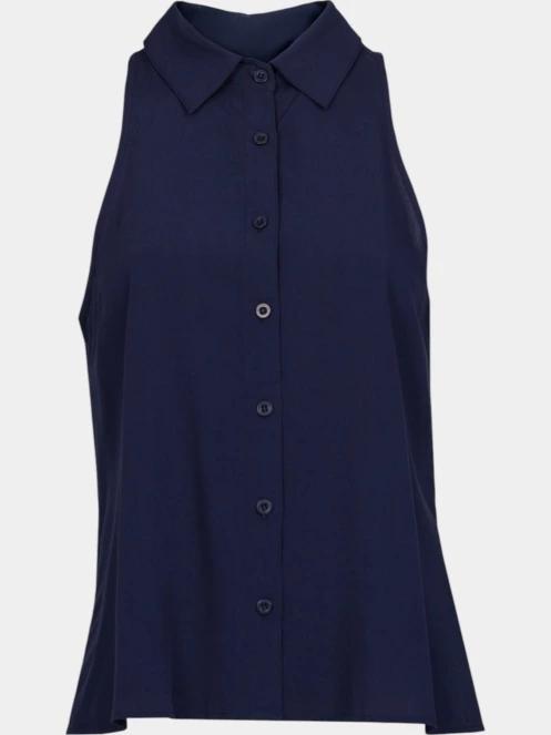 bluza pt. femei Fundango Myrto Sleeveless Shirt albastru inchis 8
