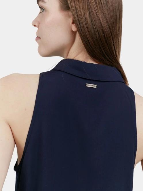 bluza pt. femei Fundango Myrto Sleeveless Shirt albastru inchis 7