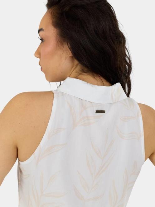 tricou fara maneci pt. femei Fundango Myrto Sleeveless Shirt nisip 5