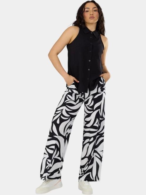 tricou fara maneci pt. femei Fundango Myrto Sleeveless Shirt negru 4