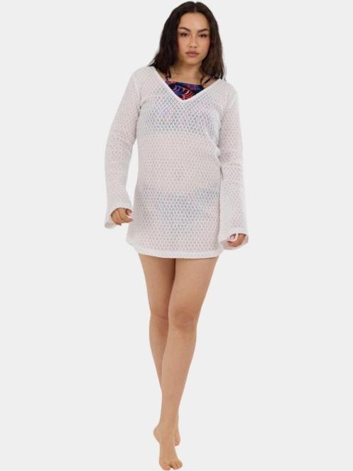 rochie de plaja pt. femei Fundango Shoreline Cover-up alb 4