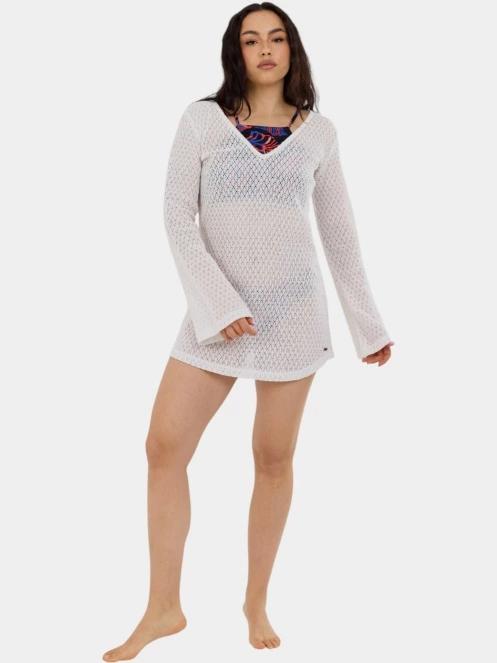 rochie de plaja pt. femei Fundango Shoreline Cover-up alb 5